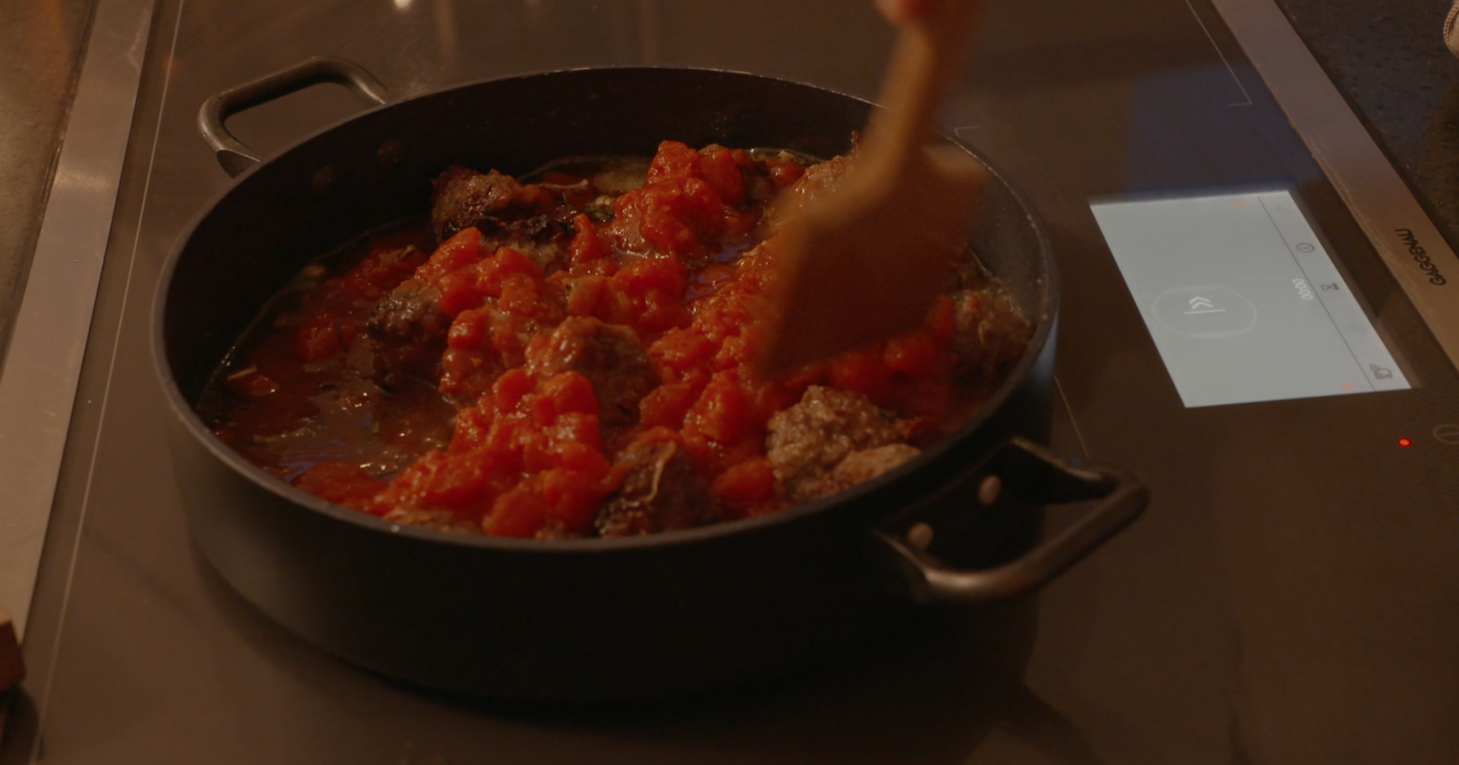 Pasta og kødboller9