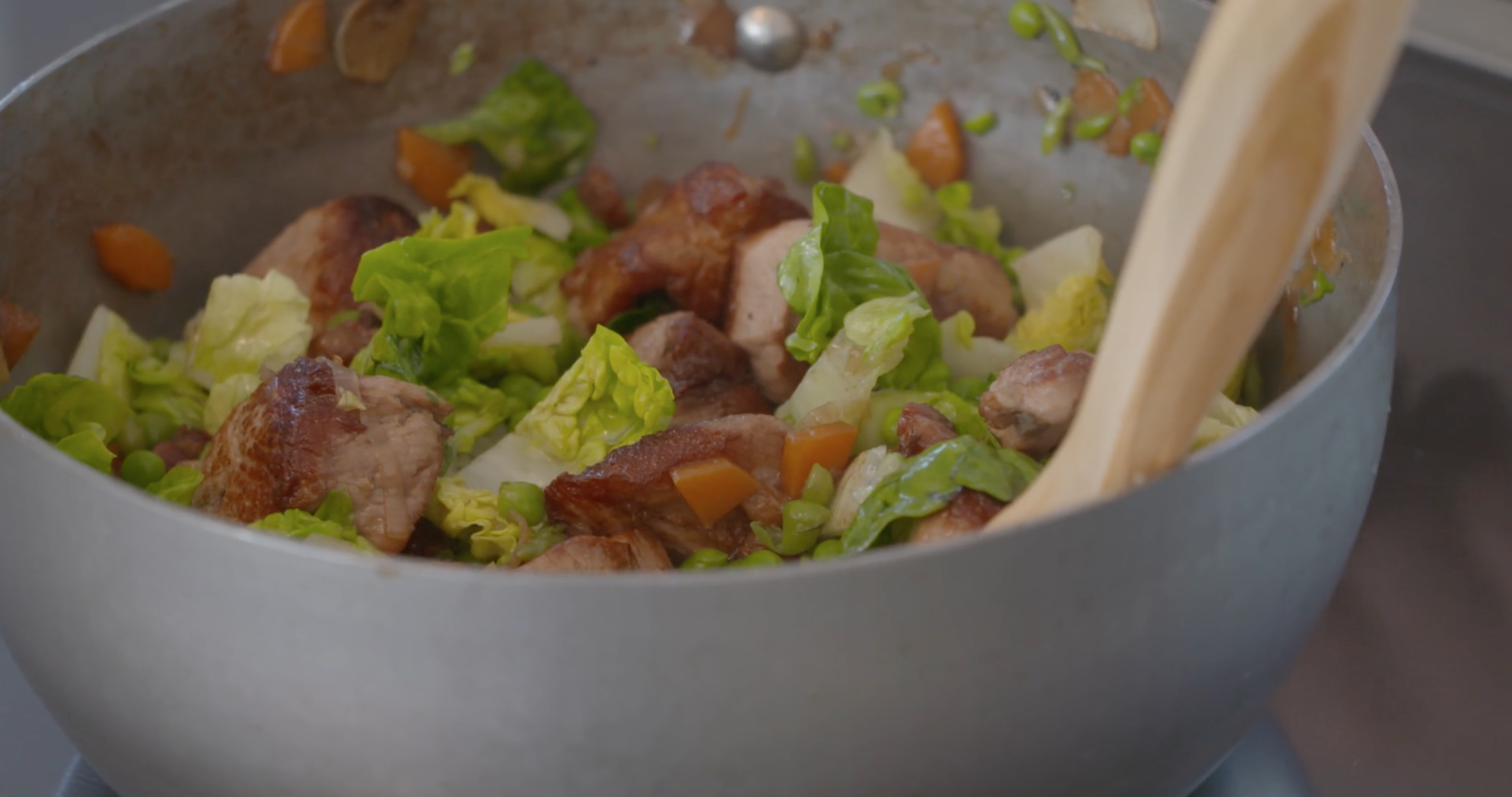 Svinemørbrad med ærter francaise11