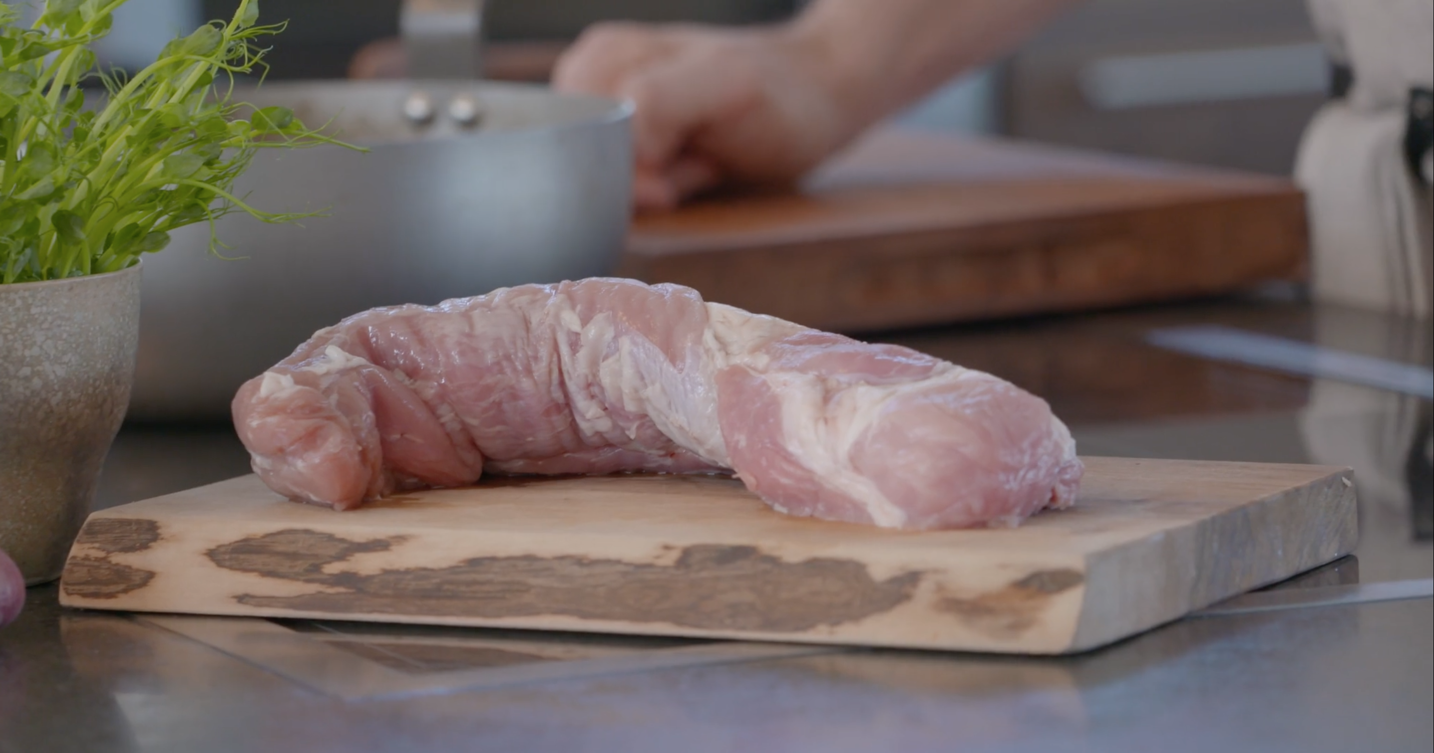 Svinemørbrad med ærter francaise2