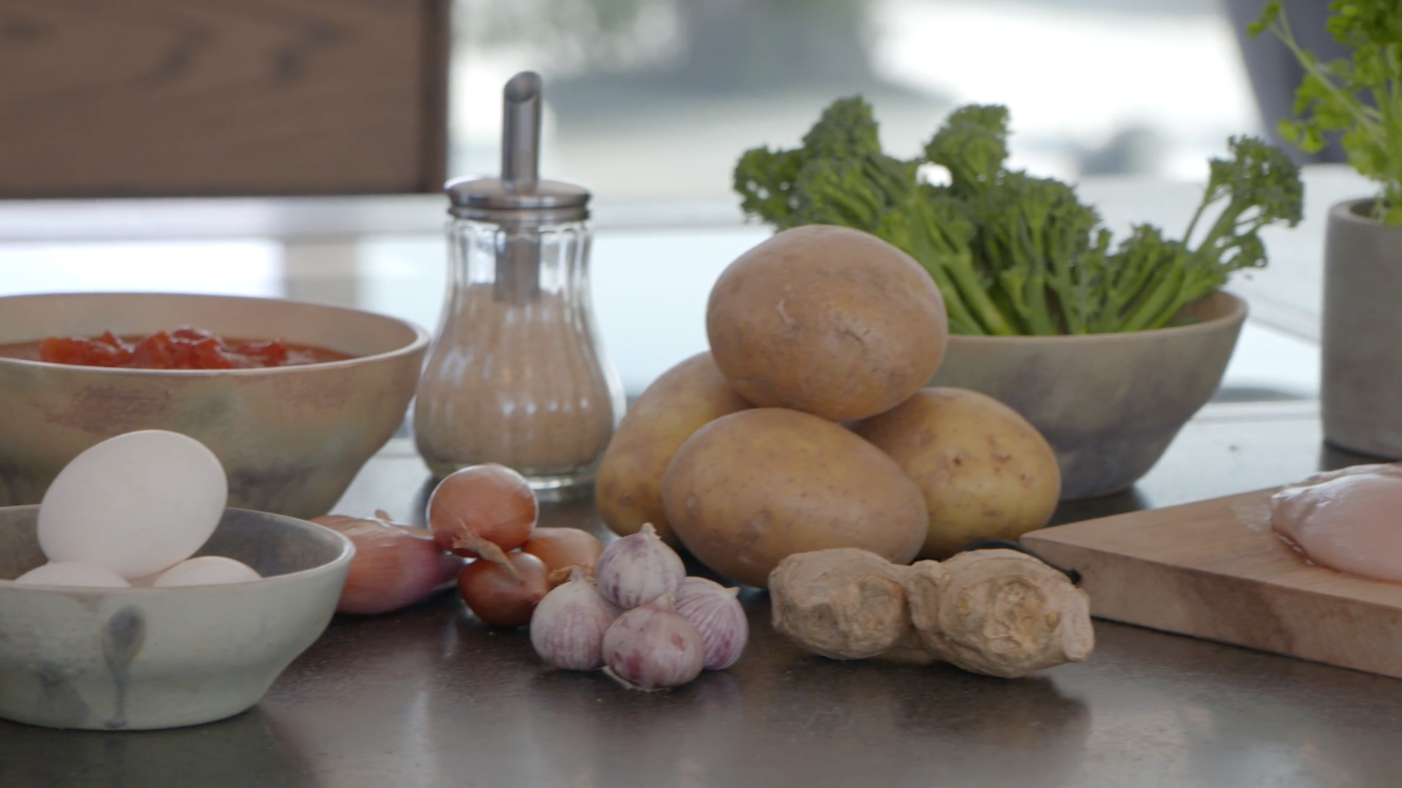 Sprød kylling og sur/sød tomat2