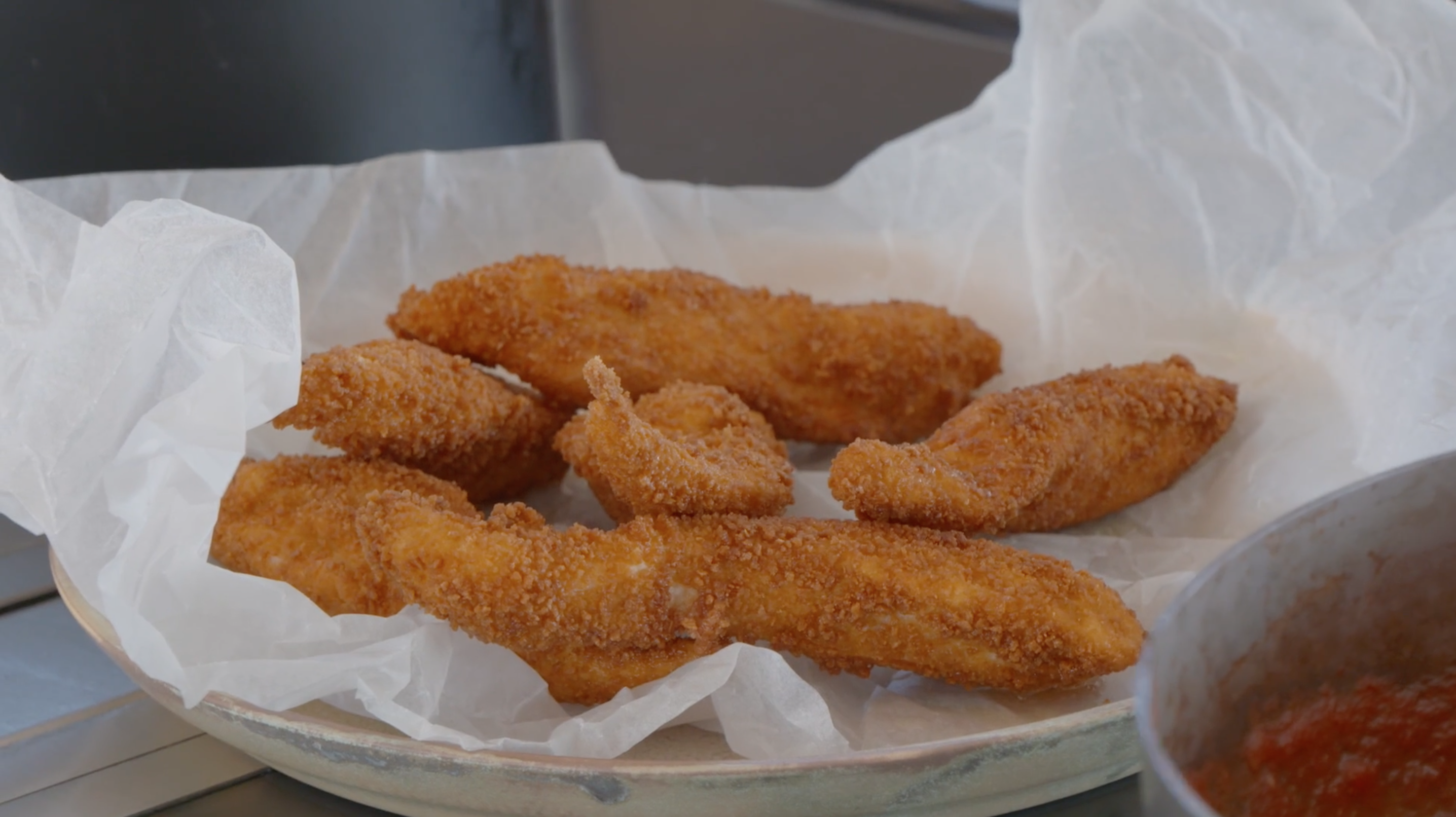 Sprød kylling og sur/sød tomat15