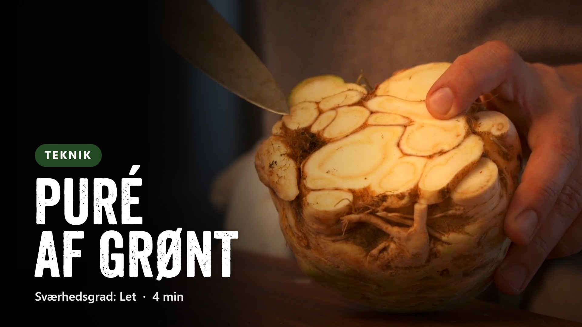 Puré af grønt