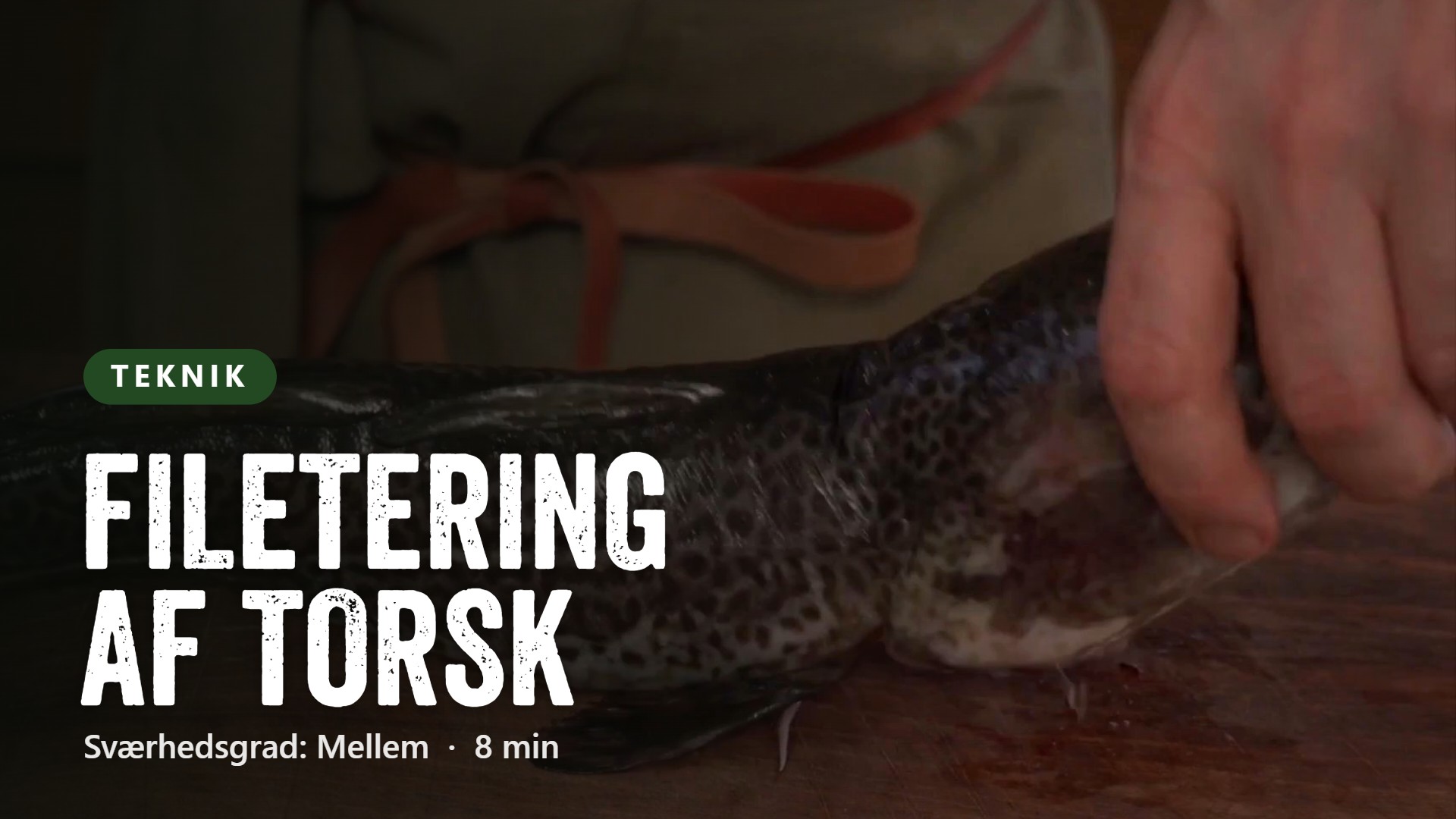 Filetering af torsk