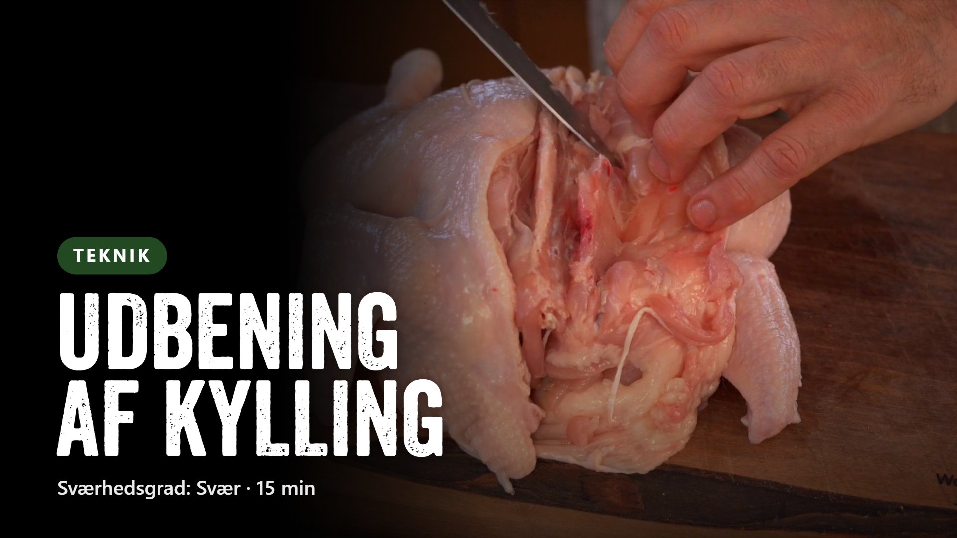 Udbening af kylling
